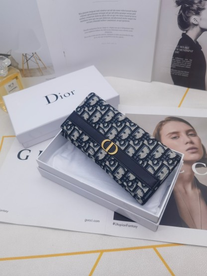 ディオール「Dior」Montaigne ロングウォレット-ISETAN PRESTIGE CURATED