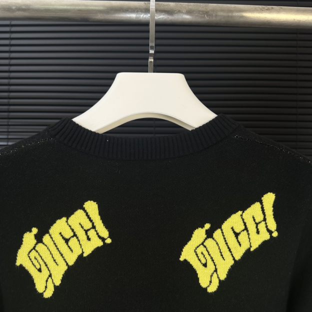 グッチ「Gucci」シグネチャー ジャカード クルーネック セーター