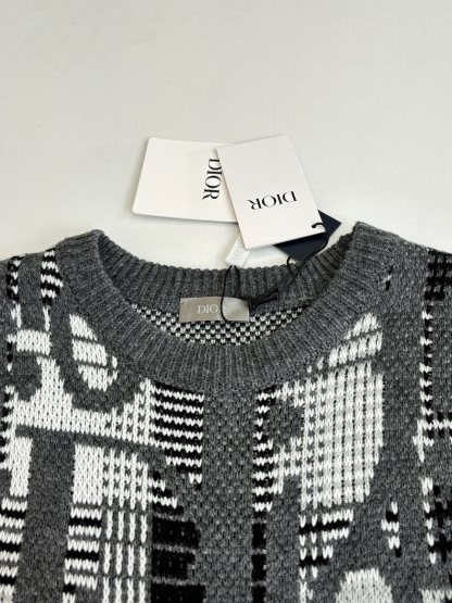 ディオール「Dior」 オブリーク ウール ジャカード ニットセーター