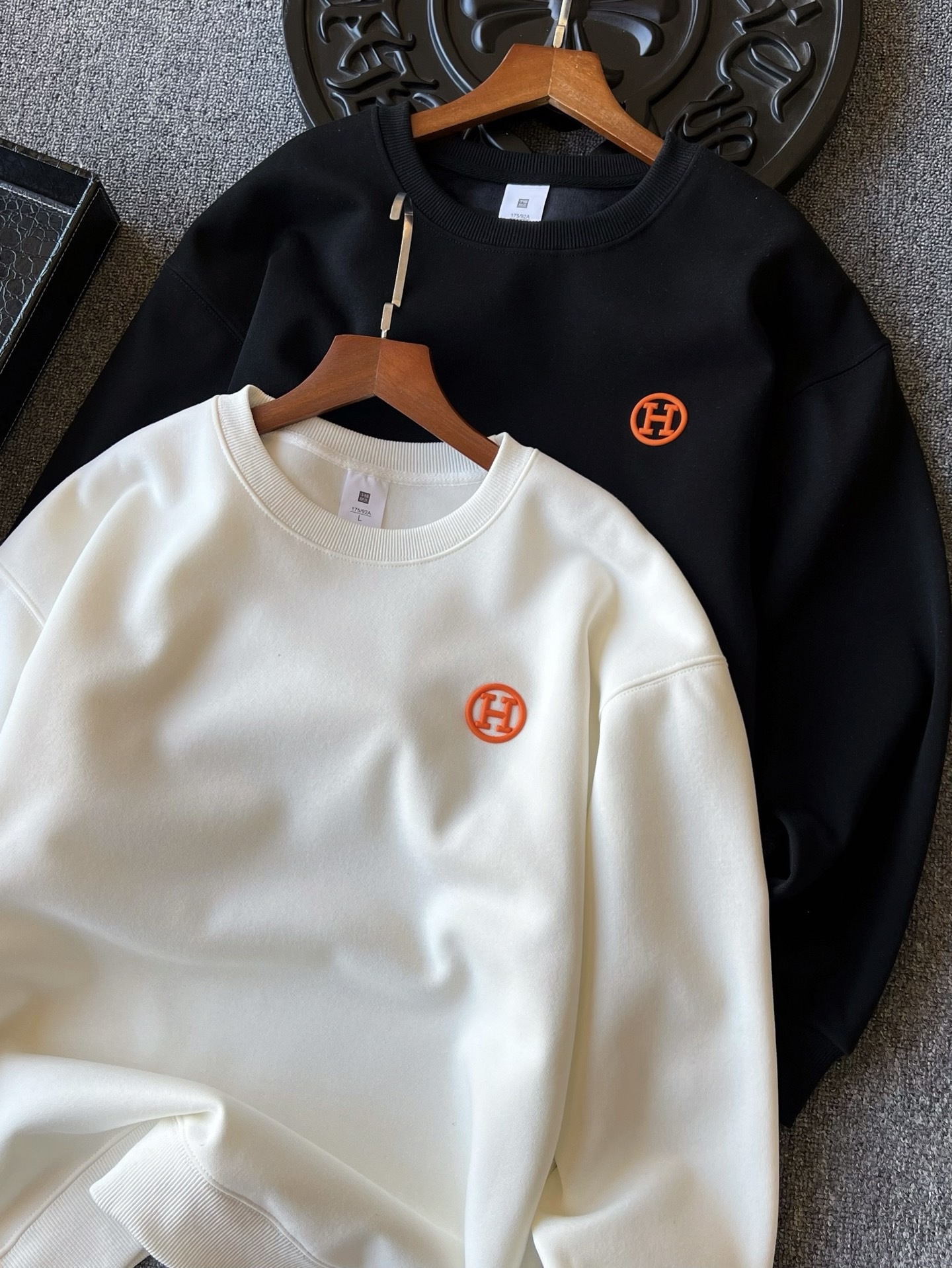 エルメス「Hermès」 オーリー フリース 裏起毛 スウェットシャツ