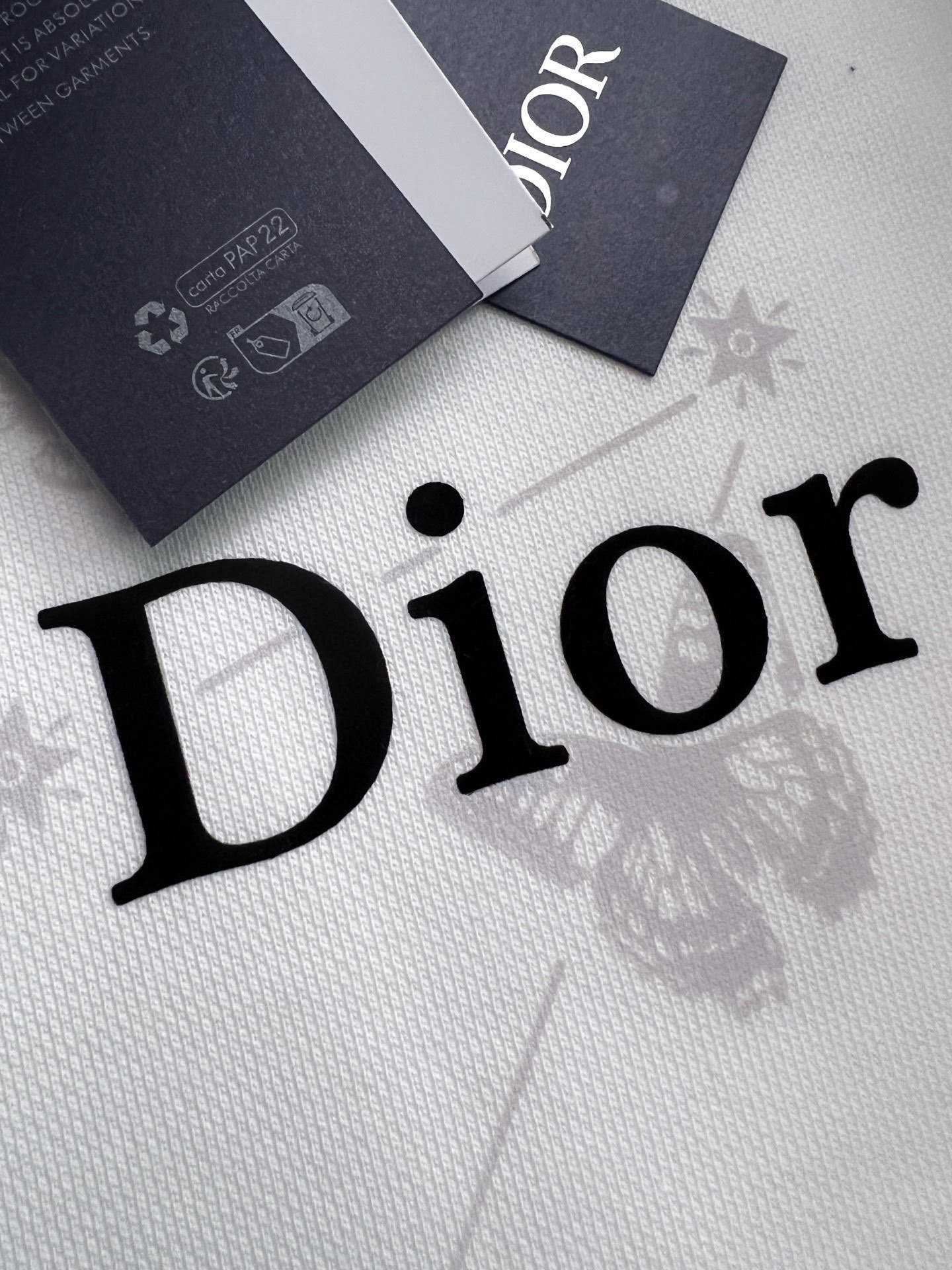 ディオール「Dior」エッセンシャルス ウェア フードなしスウェットシャツ
