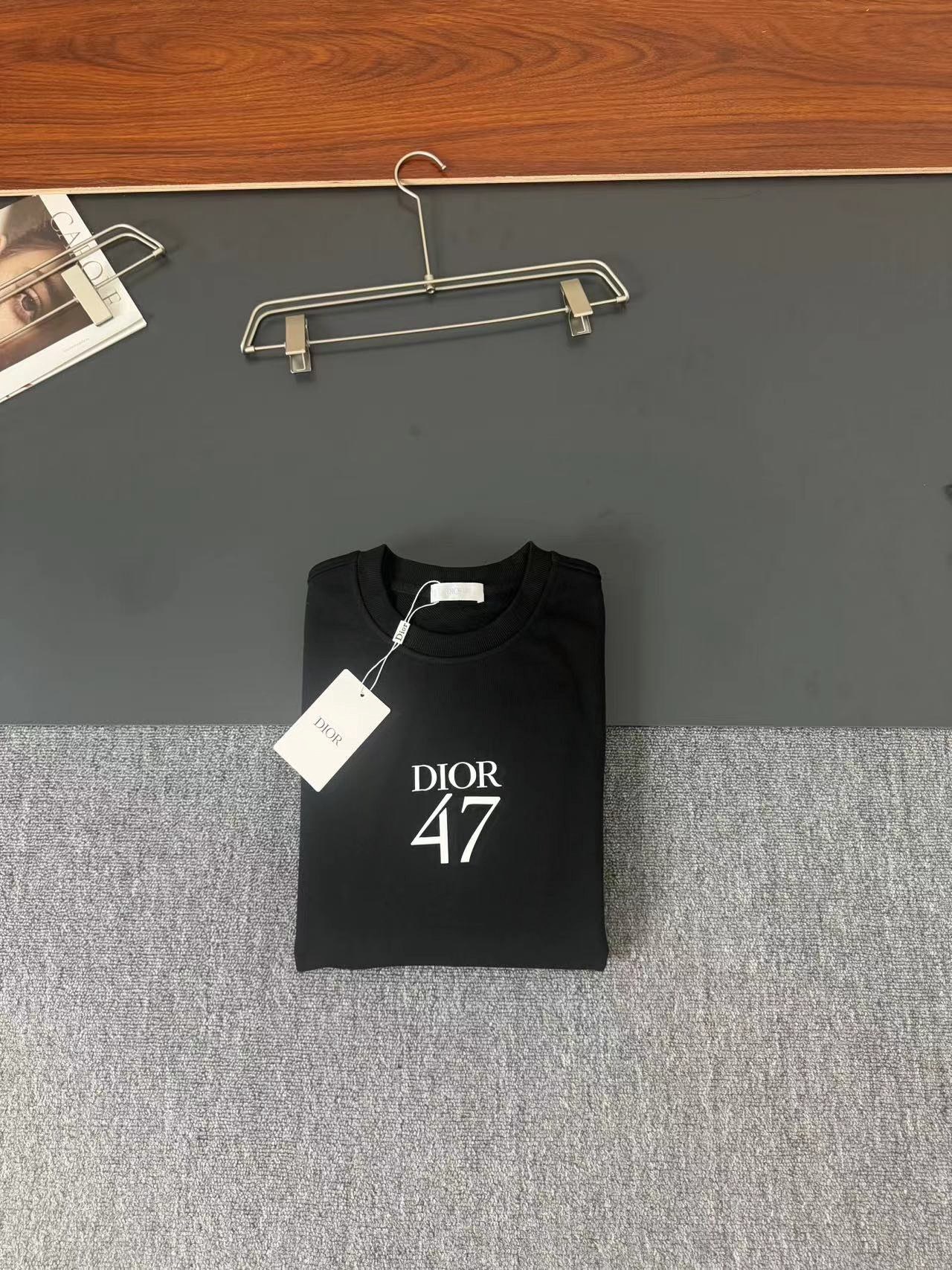 ディオール「Dior」エンブレム ロゴ プルオーバー スウェットシャツ 