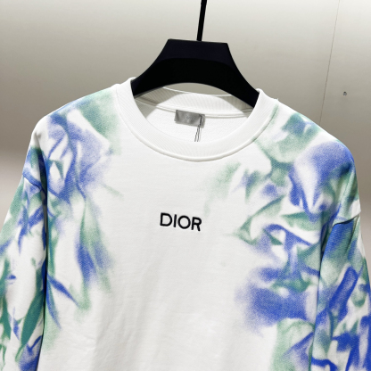 ディオール「Dior」エンブレム 刺繍 スウェットシャツ