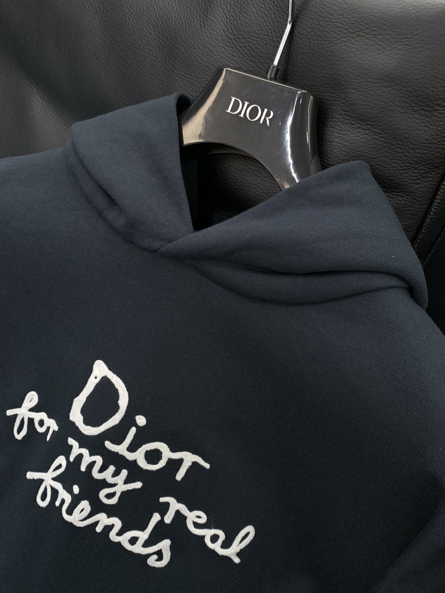 ディオール「Dior」刺繍ロゴ フーデッド スウェットシャツ