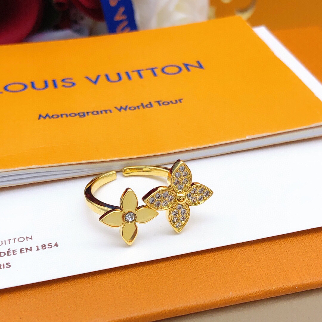 ルイ・ヴィトン「Louis Vuitton」Diamonds Pavé Solitaire リング