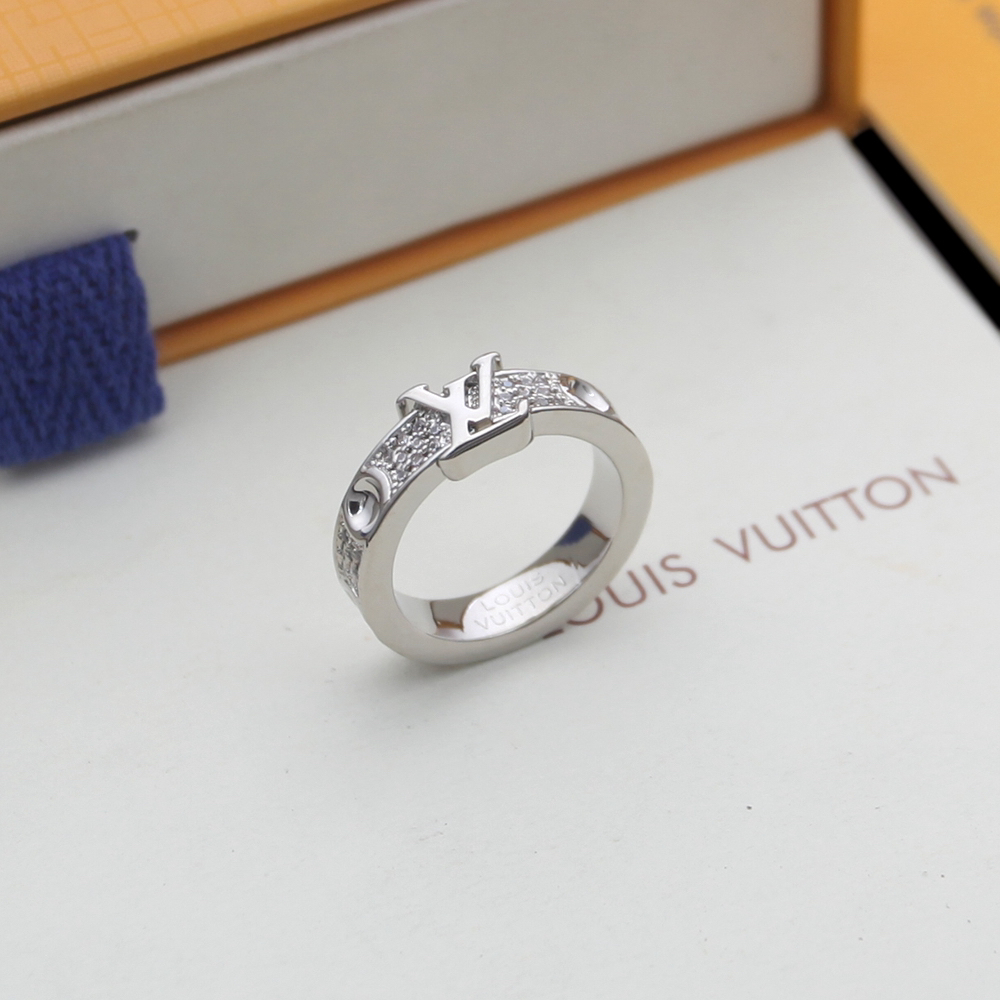 ルイ・ヴィトン「Louis Vuitton」Diamonds Pavé Solitaire リング