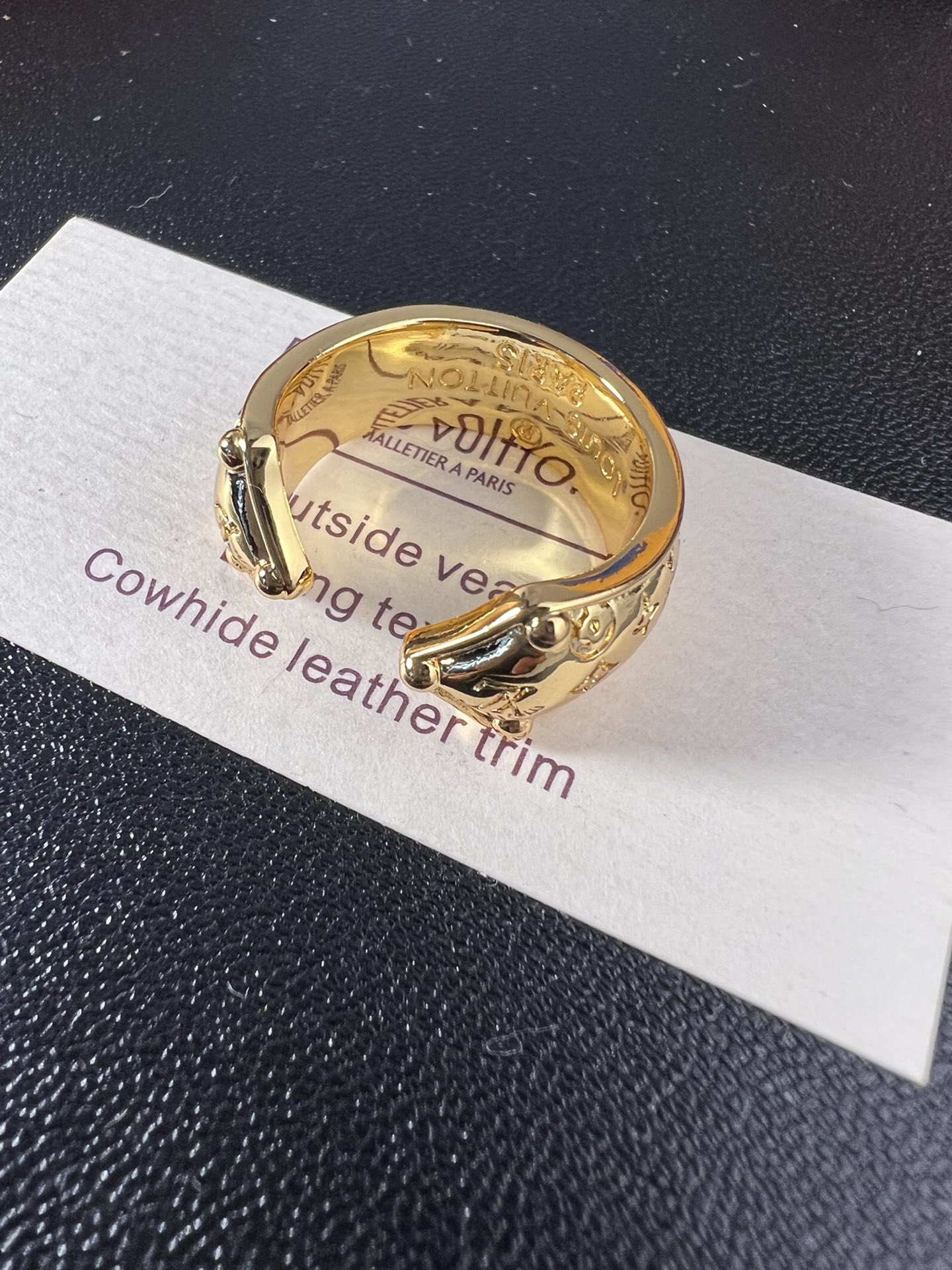 ルイ・ヴィトン「Louis Vuitton」Le Damier de Louis Vuitton Small Ring