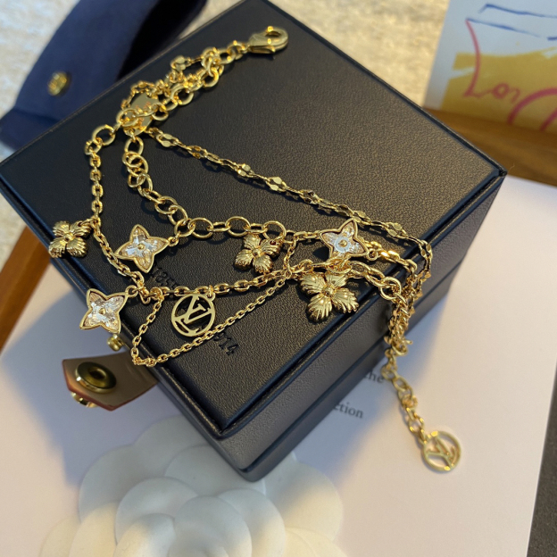 ルイ・ヴィトン「Louis Vuitton」Maestria マルチプルチェーンブレスレット