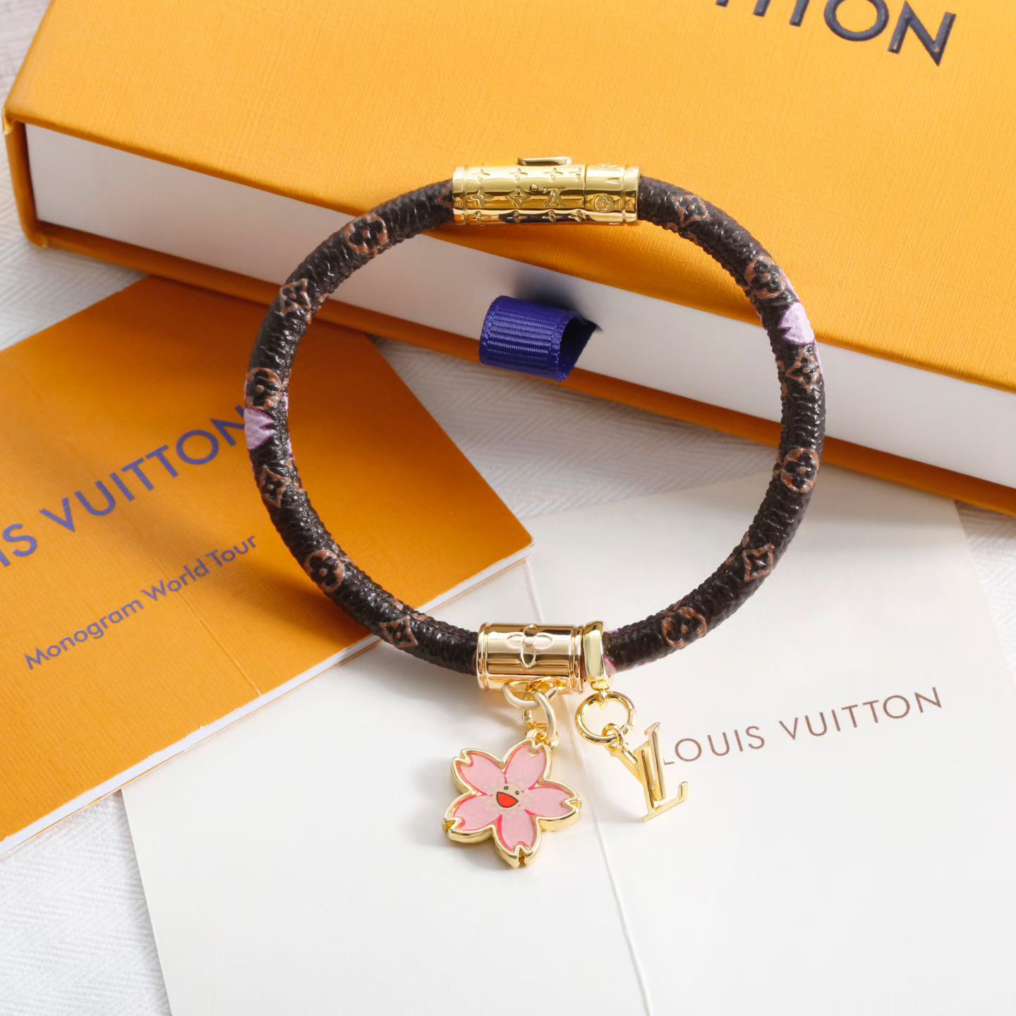 「コラボモデル」LOUIS VUITTON x TAKASHI MURAKAMI 桜のブレスレット