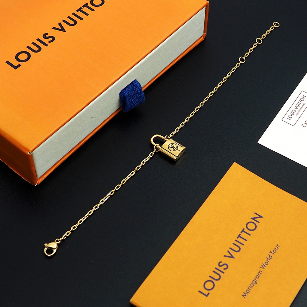 ルイ・ヴィトン「Louis Vuitton」Silver Lockit ブレスレット