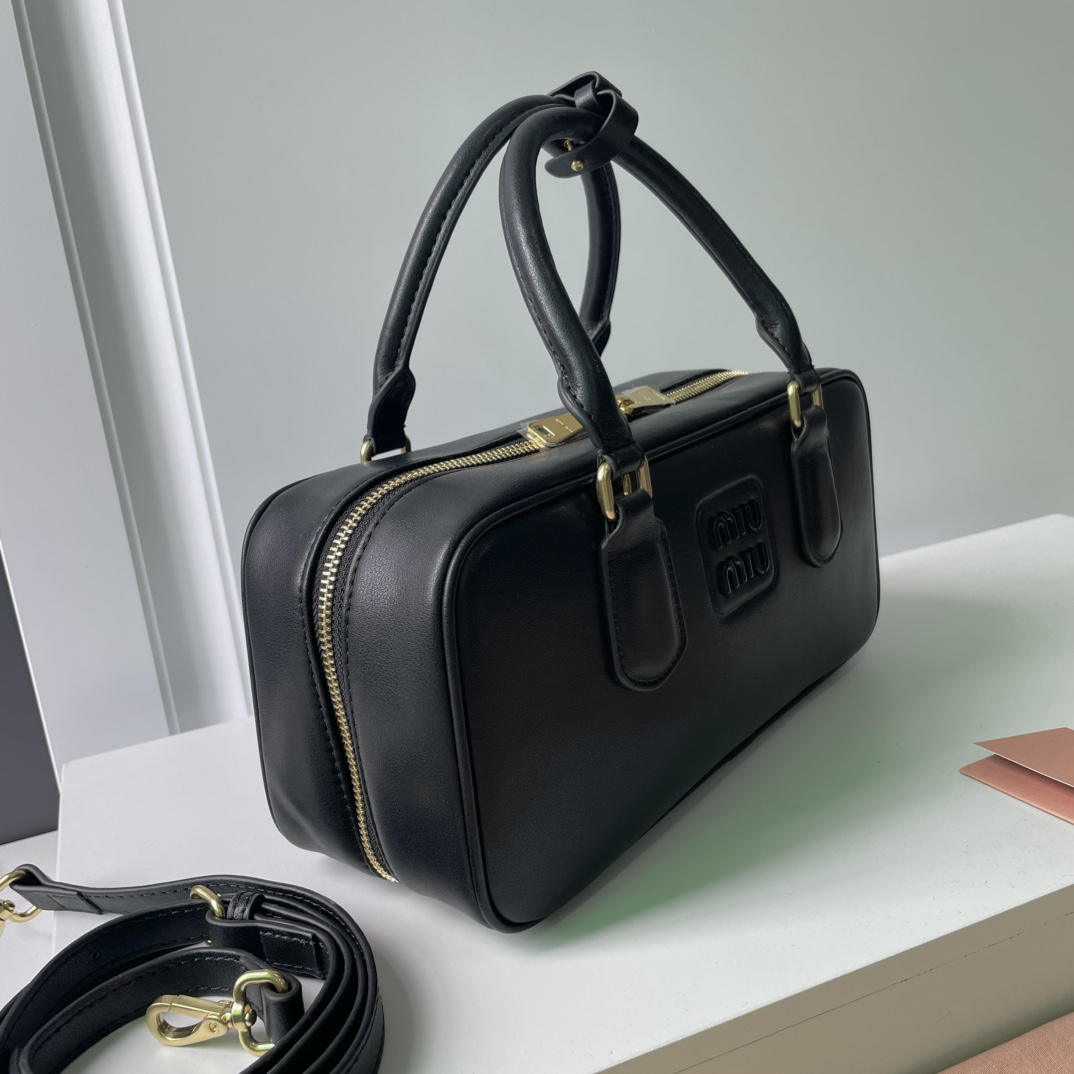 ミュウミュウ「Miu Miu」ボストンボウリングバッグレディースショルダーバッグ