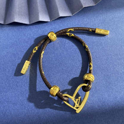 ルイ・ヴィトン「Louis Vuitton」Iconic レザーブレスレット