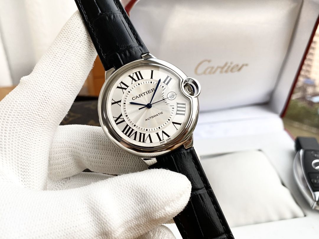 カルティエ「Cartier」バロンブルー ド カートリエ 腕時計 42mm