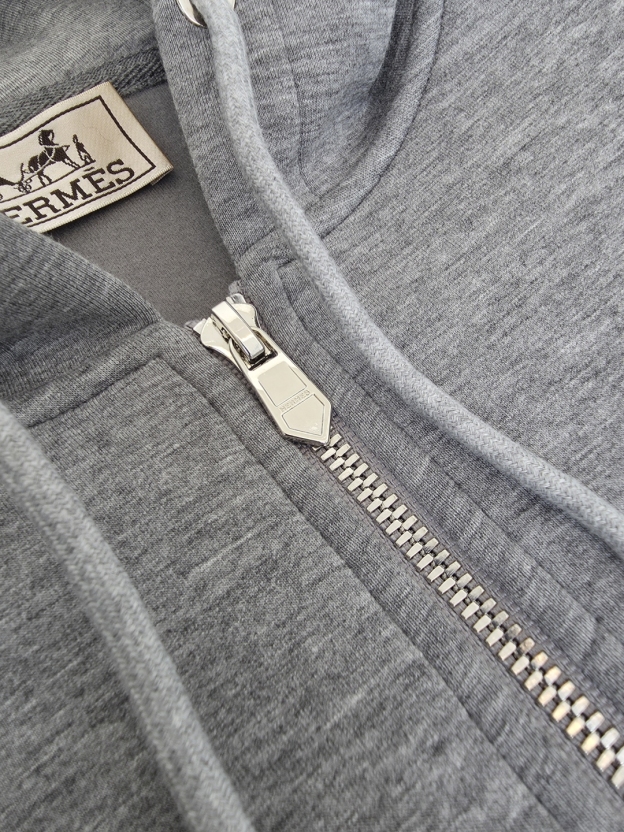 エルメス「Hermès」刺繍デザイン スウェットシャツ