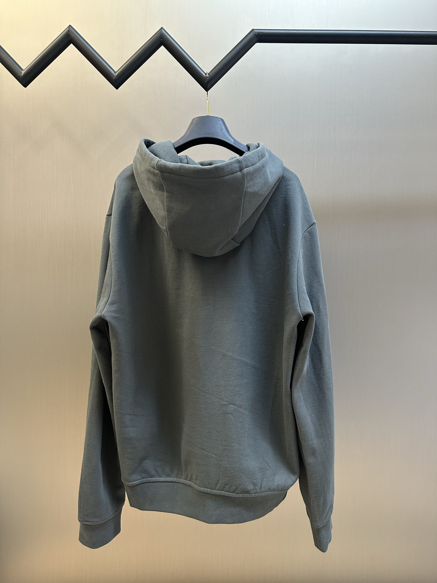 エルメス「Hermès」パリ アプリケレザーパーカ フーデッドスウェットシャツ