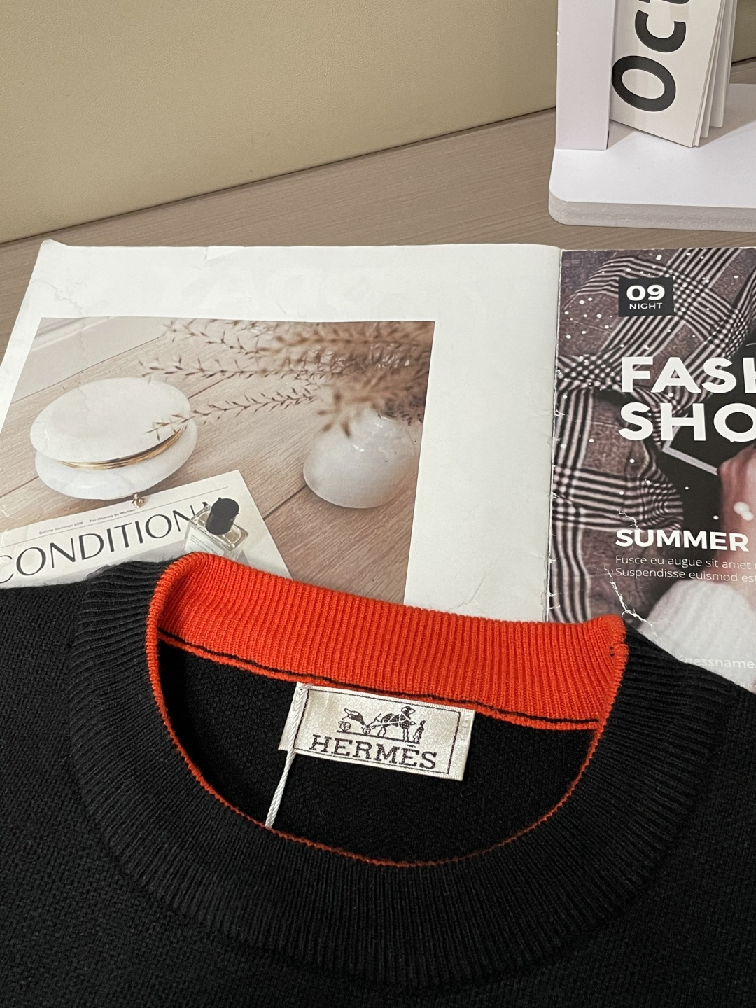 エルメス「Hermès」Hリフト プルオーバー セーター