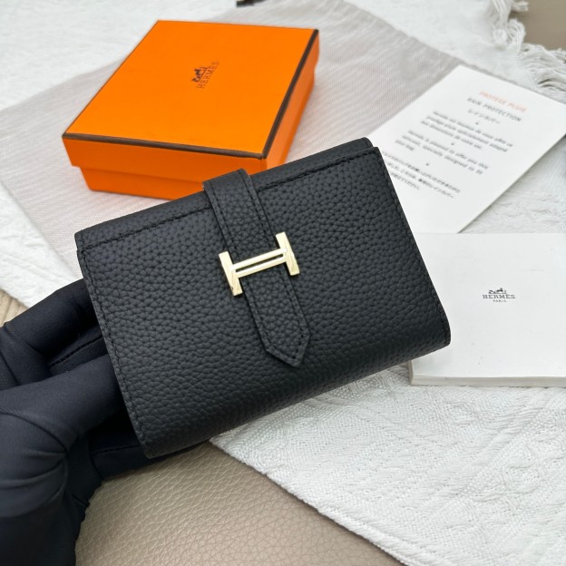 エルメス「Hermès」トゴレザー トリフォールドウォレット カードケース