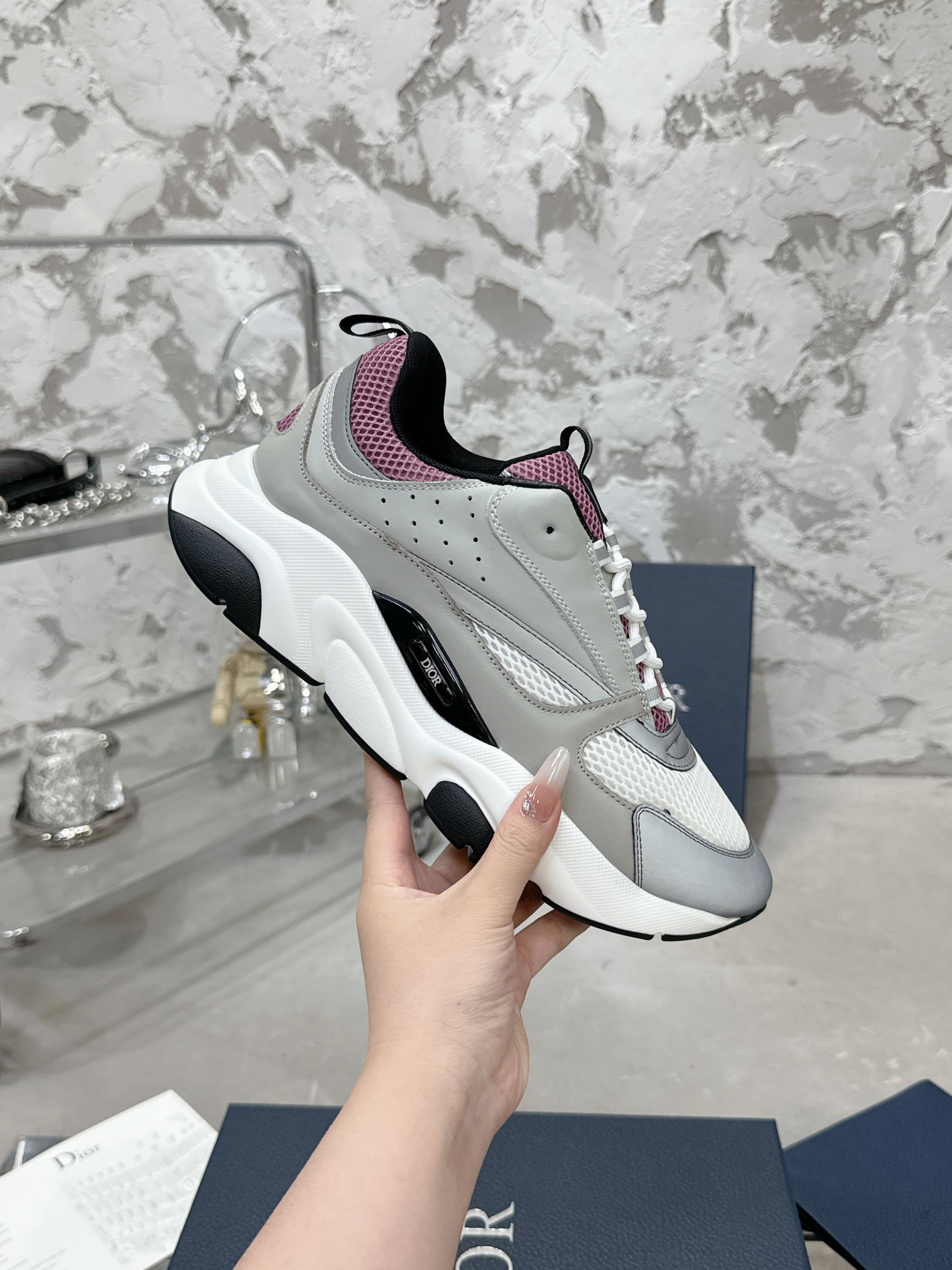 ディオール「Dior」B22 メッシュ スニーカー プレミアム コレクション