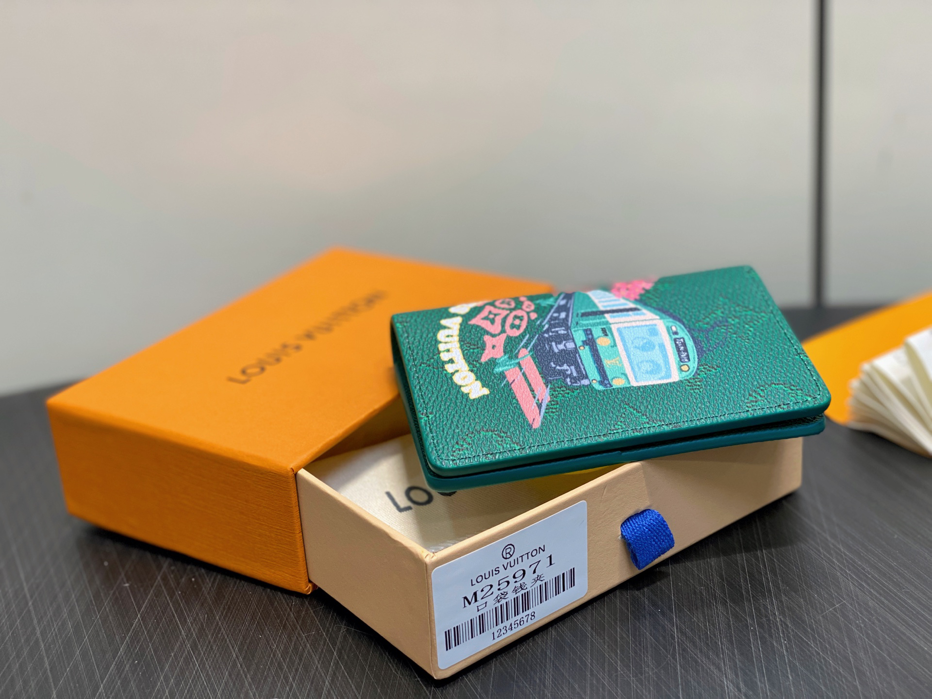 ルイ・ヴィトン「Louis Vuitton」M25971 Poet Organizer コンパクトウォレット