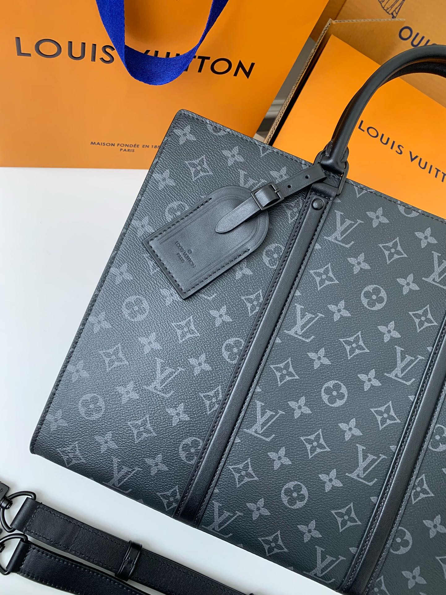 ルイ・ヴィトン「Louis Vuitton」Sac Plat Horizontal Zippé ビジネスバッグ