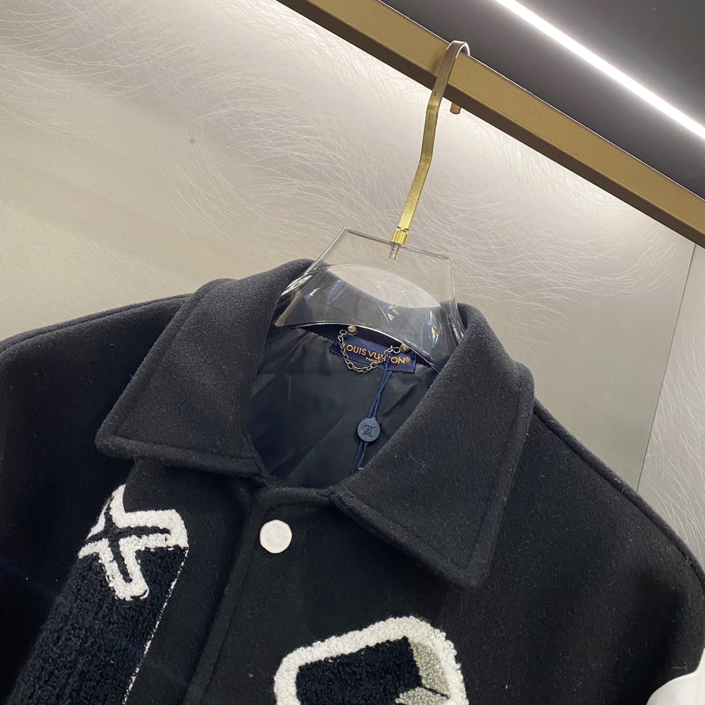 ルイ・ヴィトン「Louis Vuitton」エンブロイダリー ベースボールジャケット