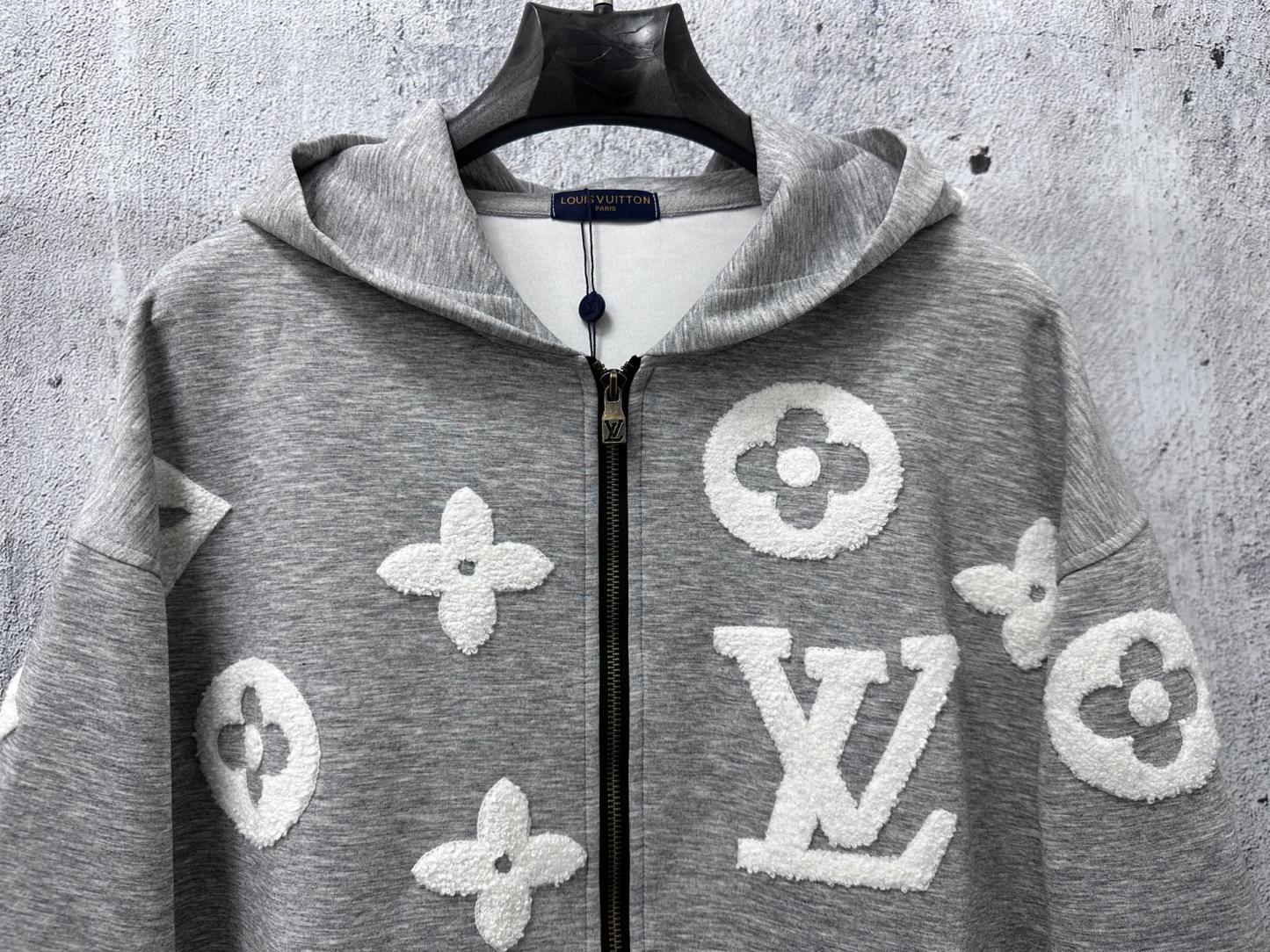 ルイ・ヴィトン「Louis Vuitton」フルジップパーカー ウールンジャケット