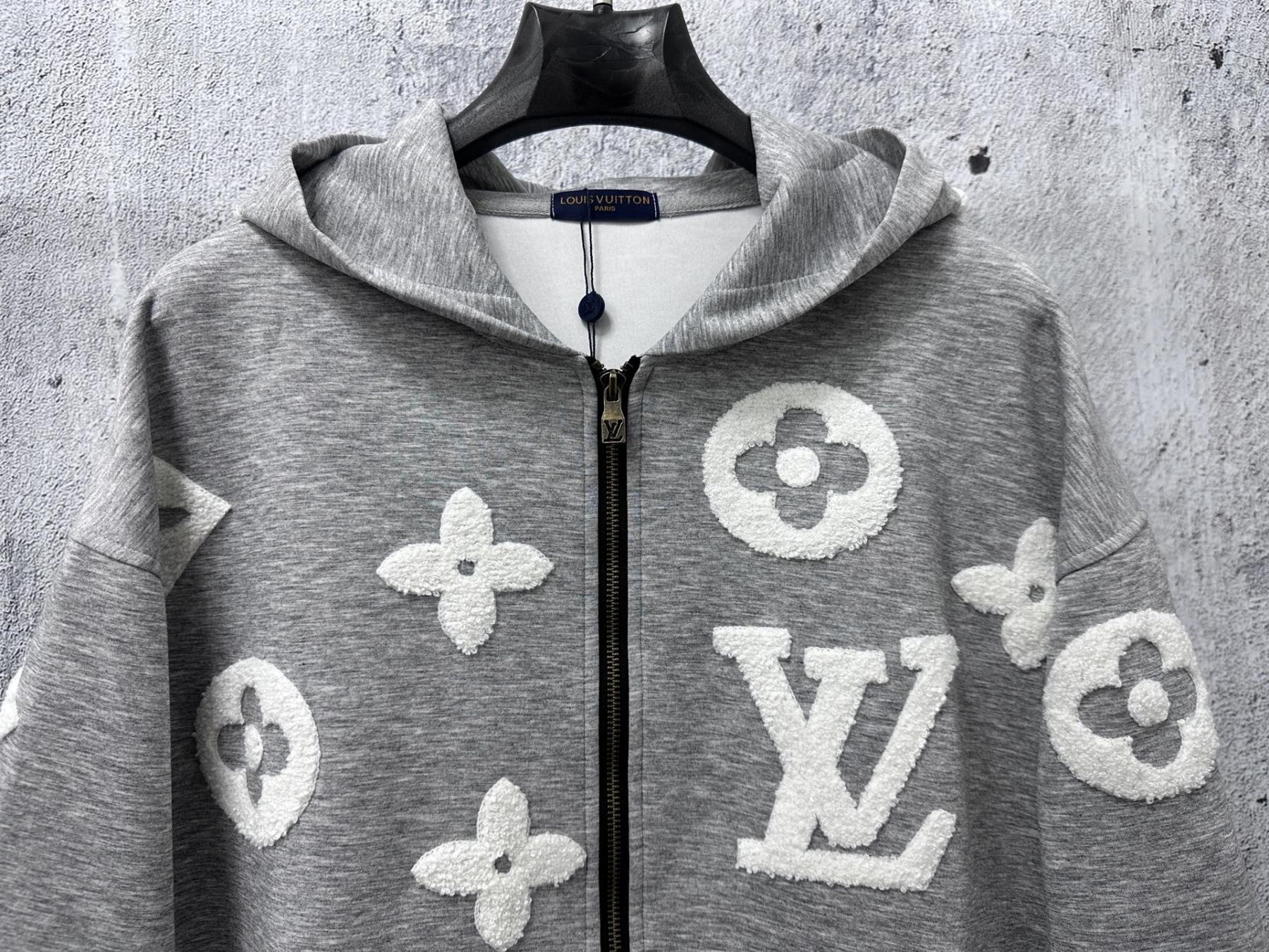 ルイ・ヴィトン「Louis Vuitton」フルジップパーカー ウールンジャケット