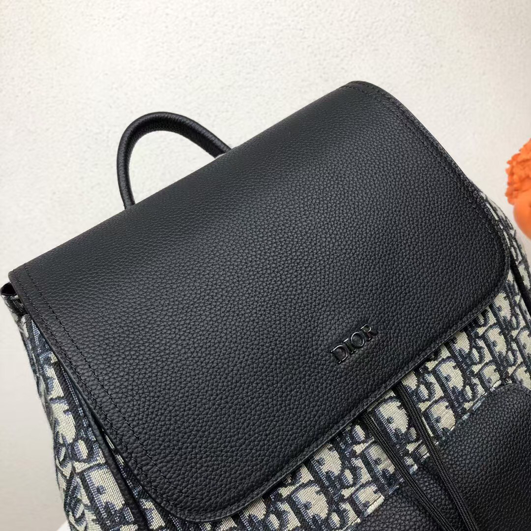 ディオール「Dior」オブlique プリント レザー シグネチャー ショルダーバッグ