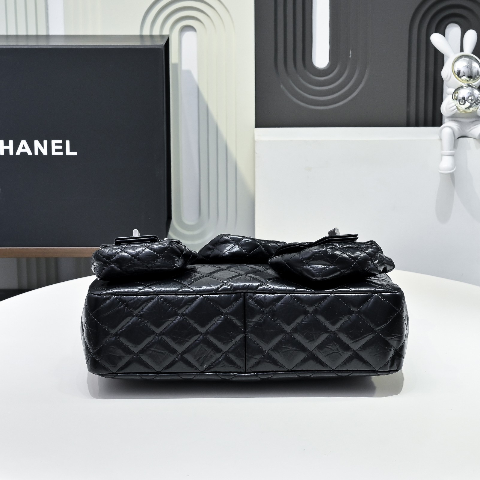 シャネル「Chanel」Vintage プレミアム ベビーカーフ ショッピングトート