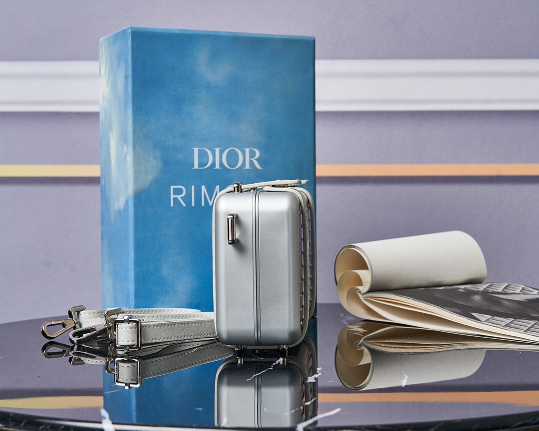 「コラボモデル」DIOR & RIMOWA ミニトランク バッグ