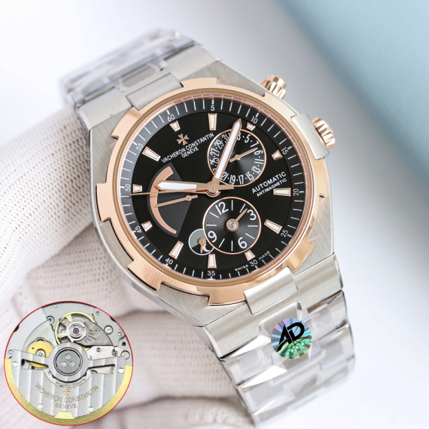 ヴァシュロン・コンスタンタン「Vacheron Constantin」オーヴァーシーズ デュアルタイム メンズウォッチ42MM