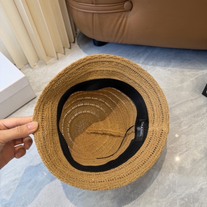 シャネル「Chanel」シャネル 2026新作 ストローバケットハット / ナチュラルハット