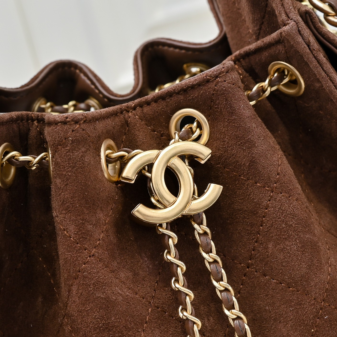 シャネル「Chanel」シャネル 25C スエード×カーフスキン ホーボーバッグ / ショルダーバッグ