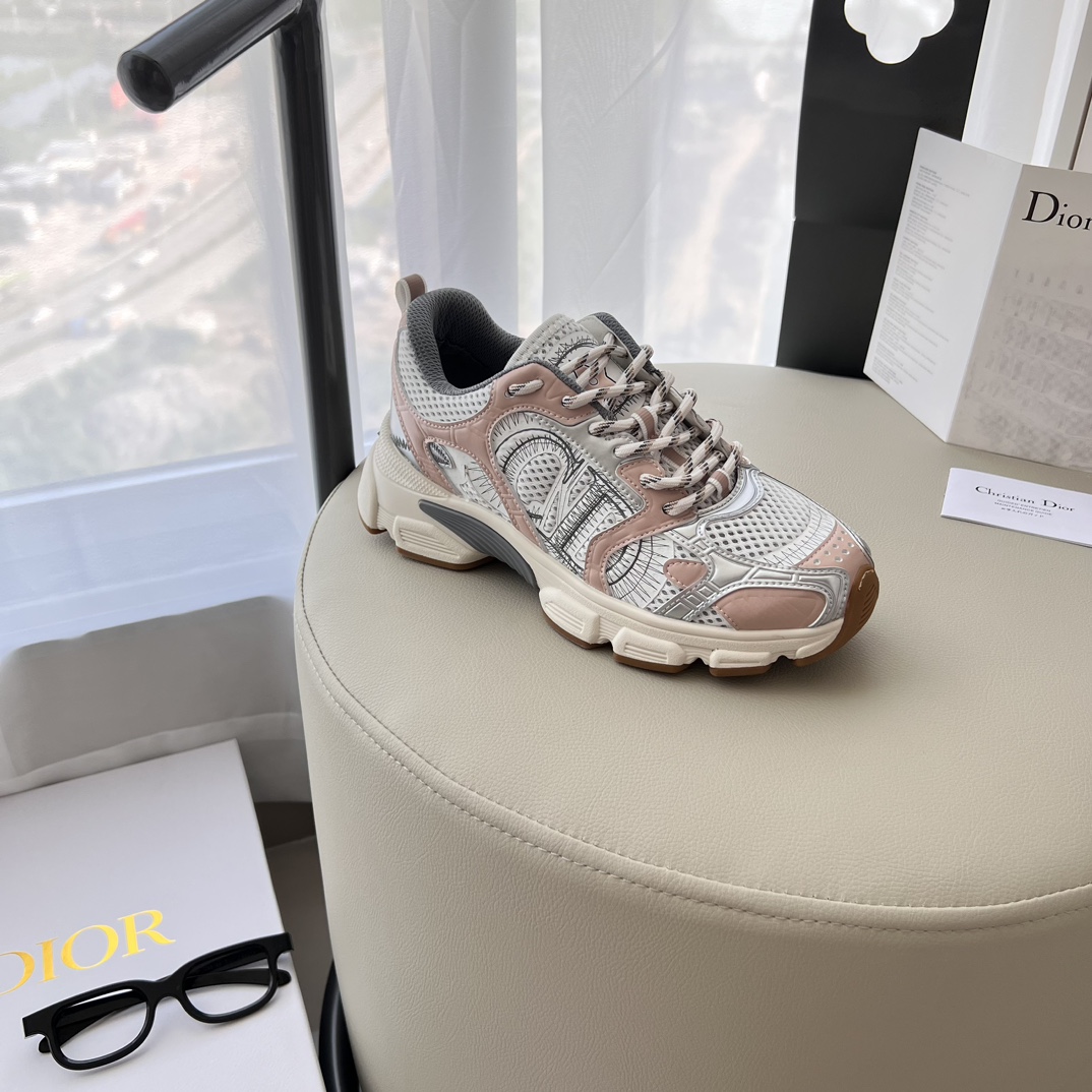 ディオール「Dior」B30 24SS ヘビーデューティーレトロ スニーカー