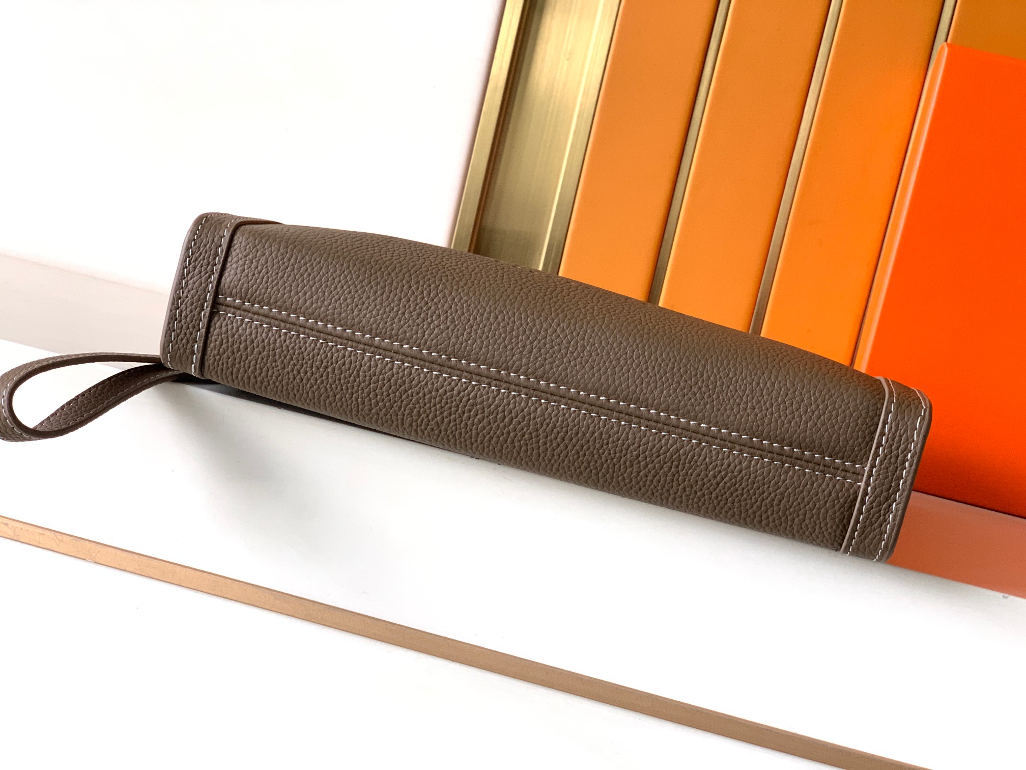 エルメス「Hermès」エルメス レザーハンドバッグ / クラッチバッグ