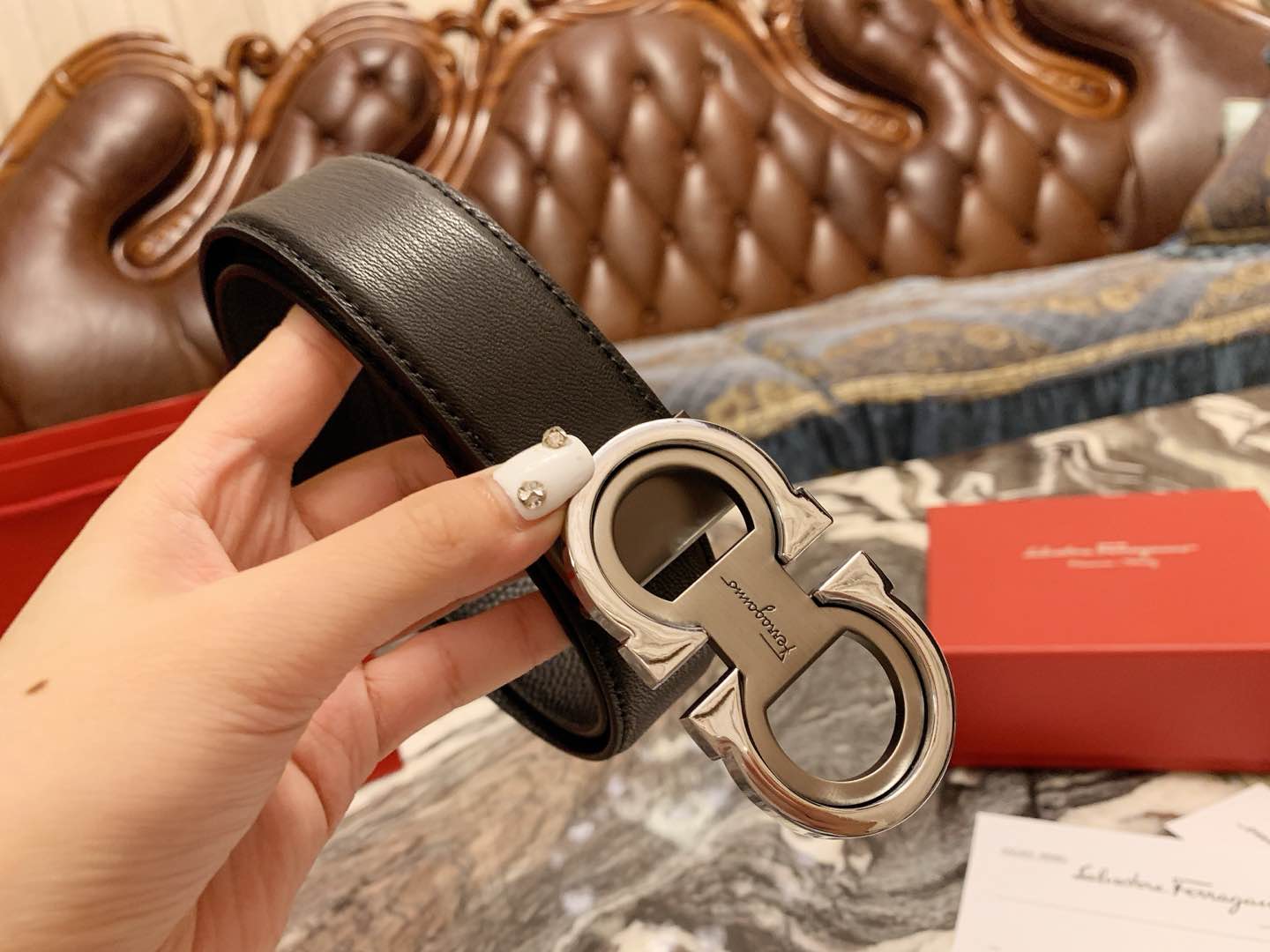 フェラガモ「Ferragamo」リバーシブルベルト