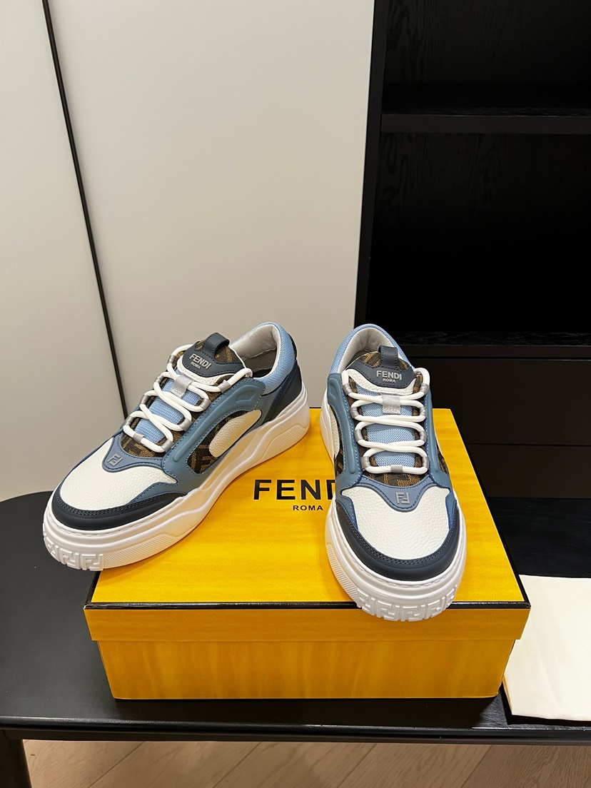 フェンディ「Fendi」フェンディ マッチ スニーカー / レザースニーカー