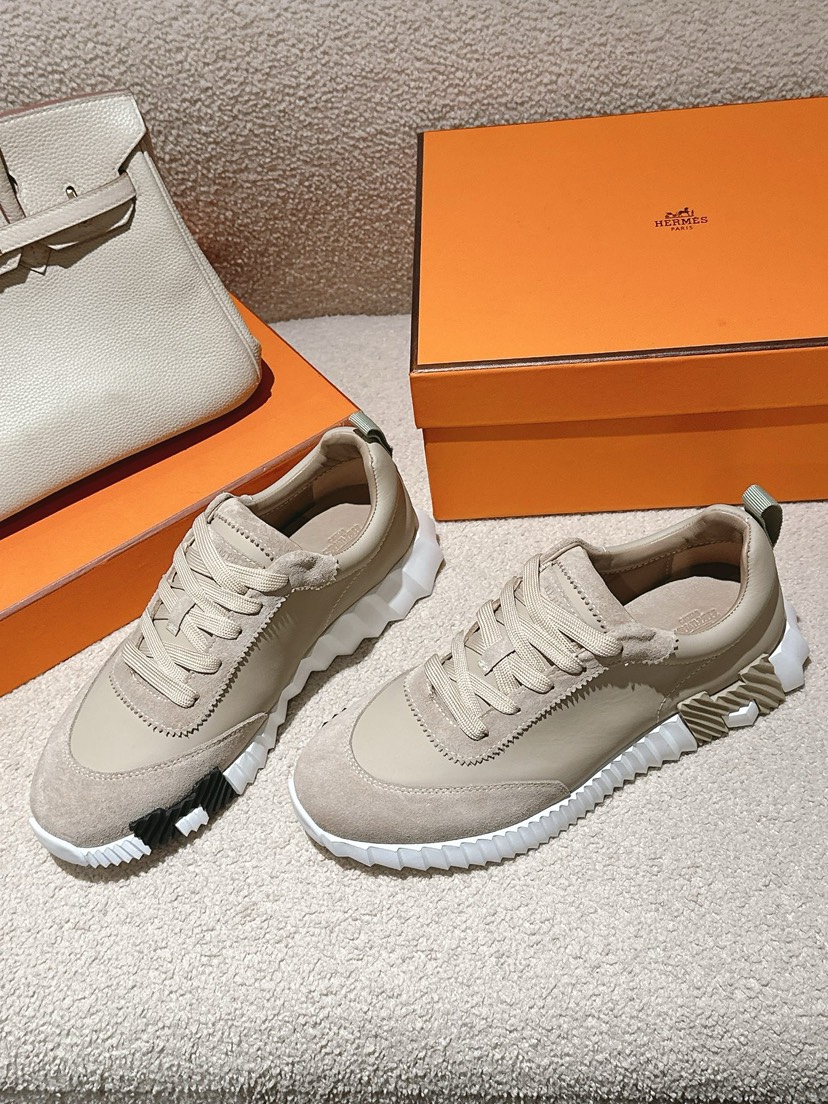 ルイ・ヴィトン「Louis Vuitton」エルメス バウンシング スニーカー (2024年春夏モデル) / レザースニーカー