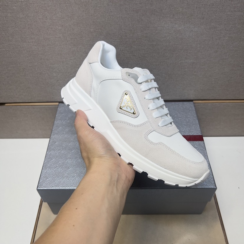 プラダ「Prada」プラダ プレミアムスニーカー (2026年春夏モデル) / レザースニーカー