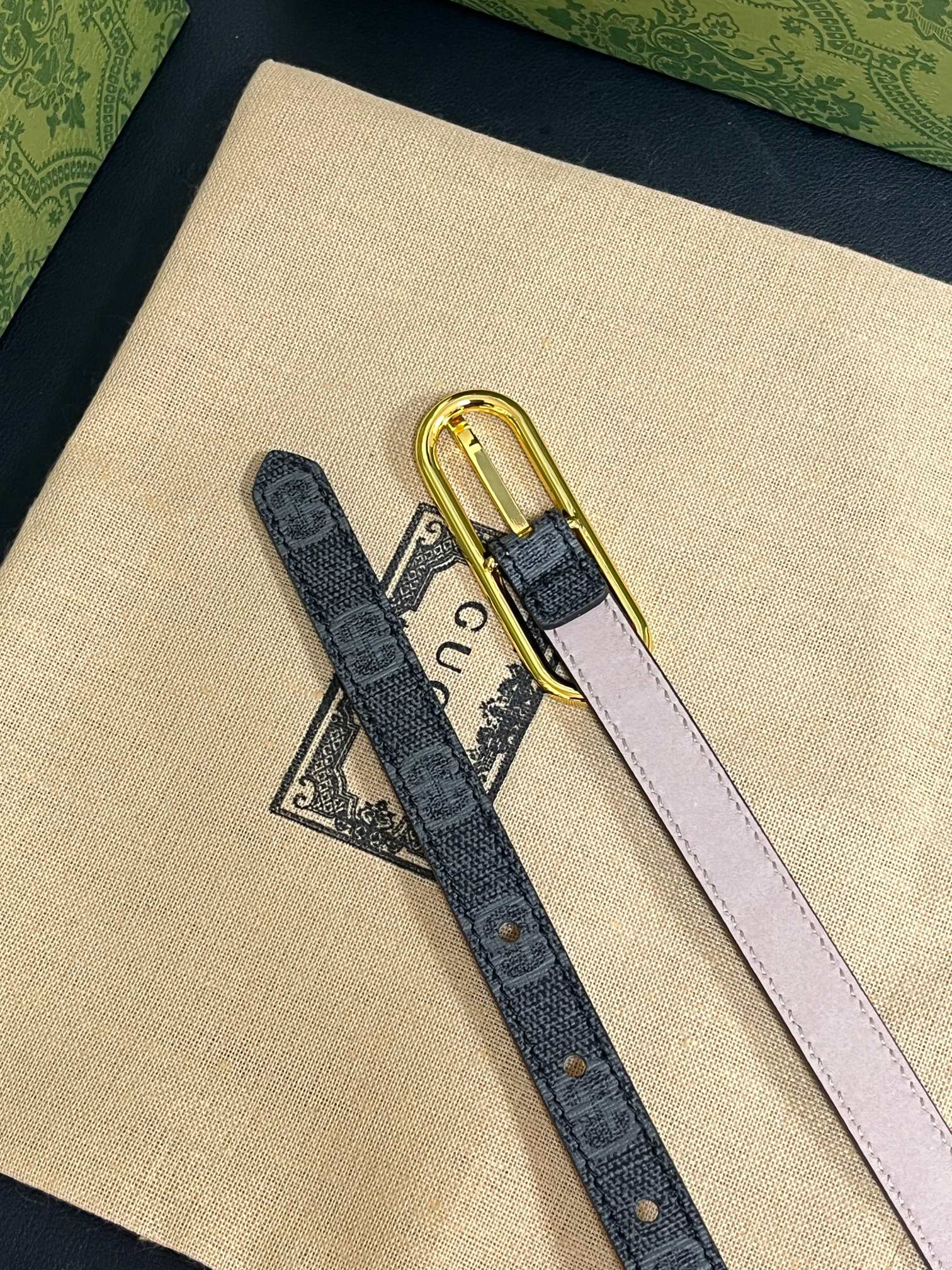 グッチ「Gucci」プレミアム トゴレザーベルト / ハイエンドウエストベルト