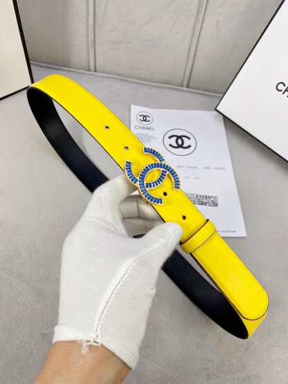 シャネル「Chanel」プレミアム トゴレザーベルト / ハイエンドウエストベルト