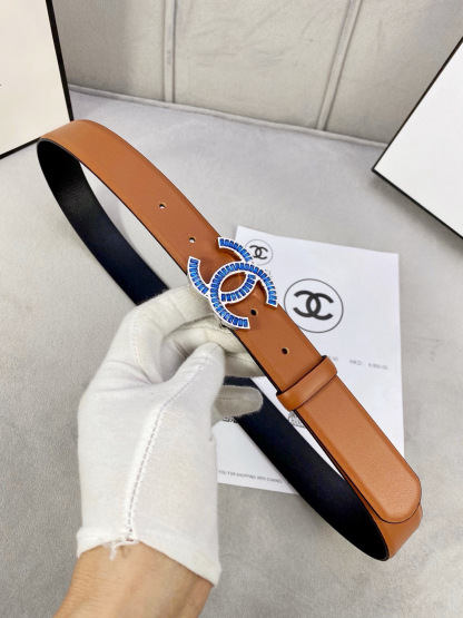 シャネル「Chanel」プレミアム トゴレザーベルト / ハイエンドウエストベルト