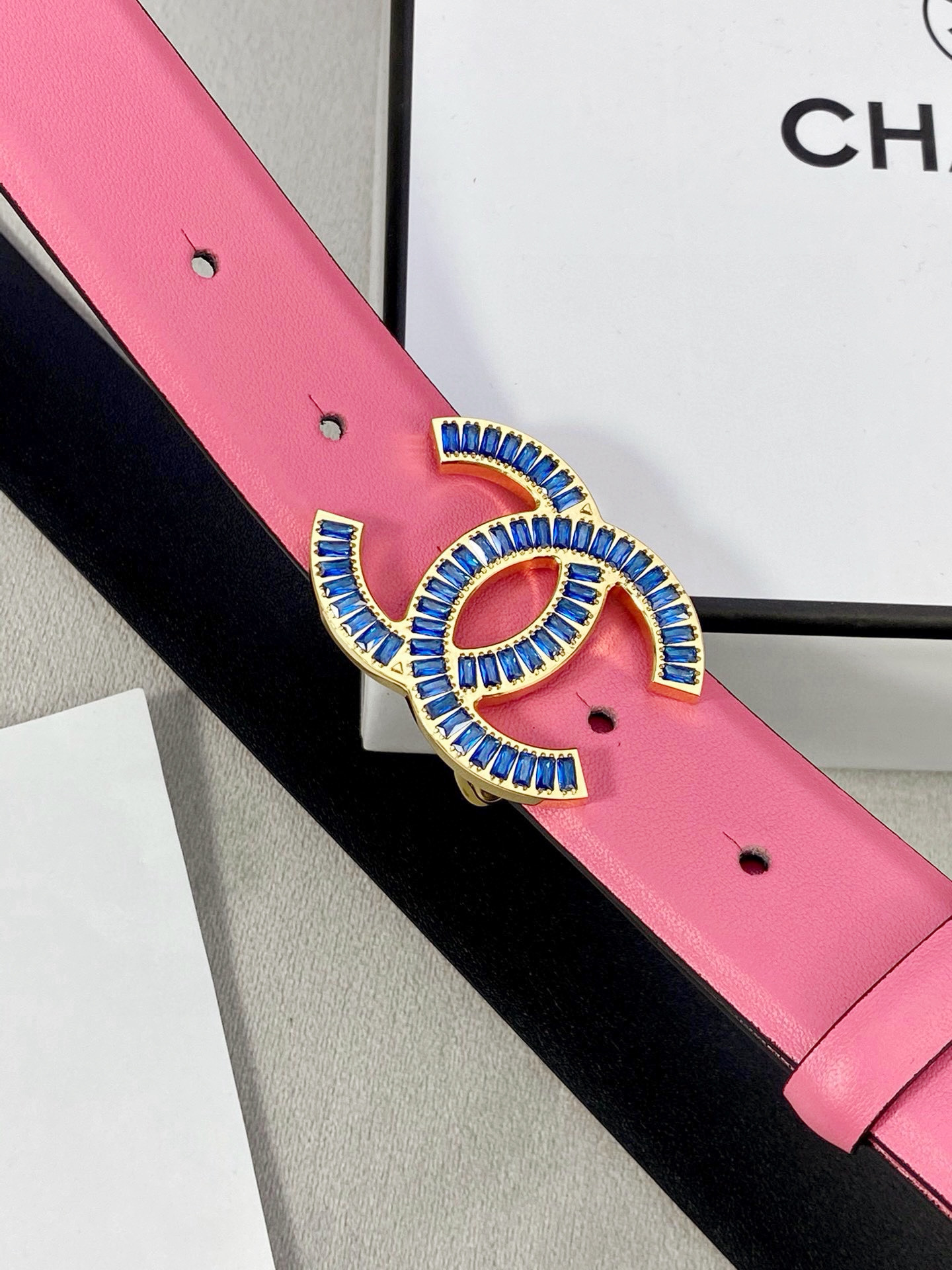 シャネル「Chanel」プレミアム トゴレザーベルト / ハイエンドウエストベルト