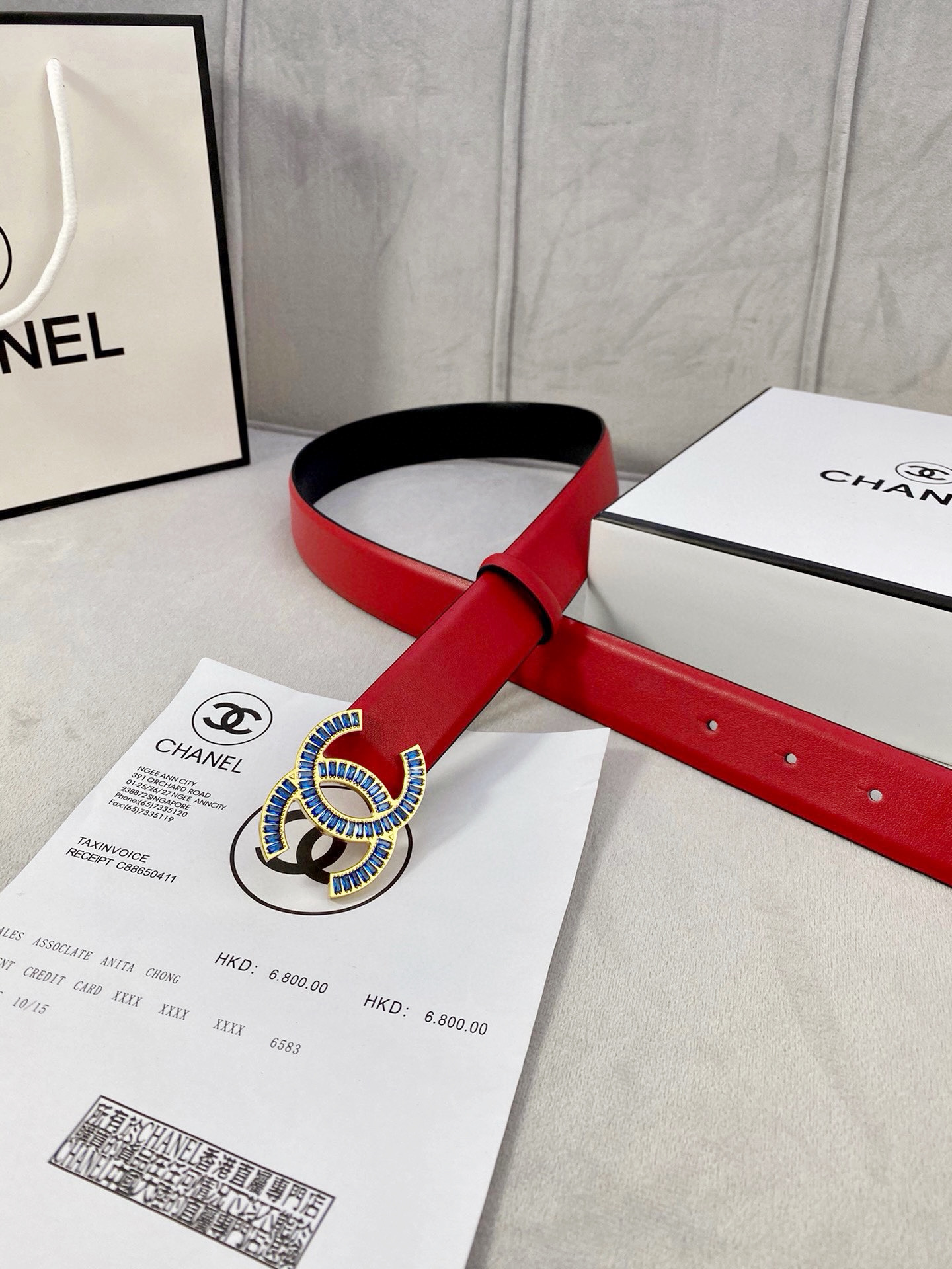 シャネル「Chanel」プレミアム トゴレザーベルト / ハイエンドウエストベルト