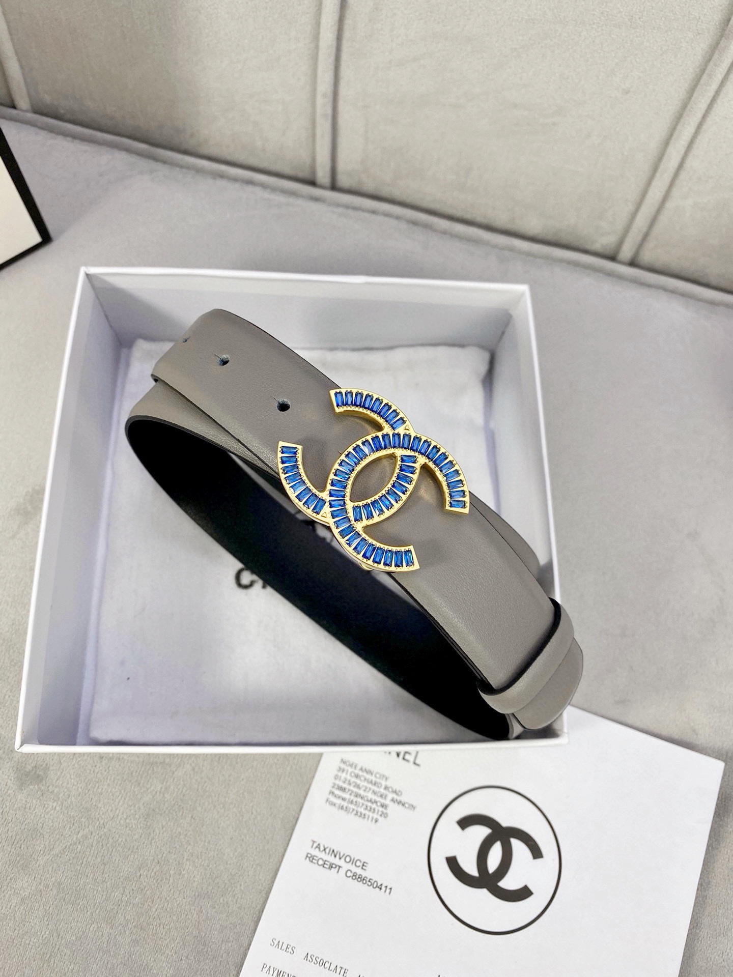 シャネル「Chanel」プレミアム トゴレザーベルト / ハイエンドウエストベルト