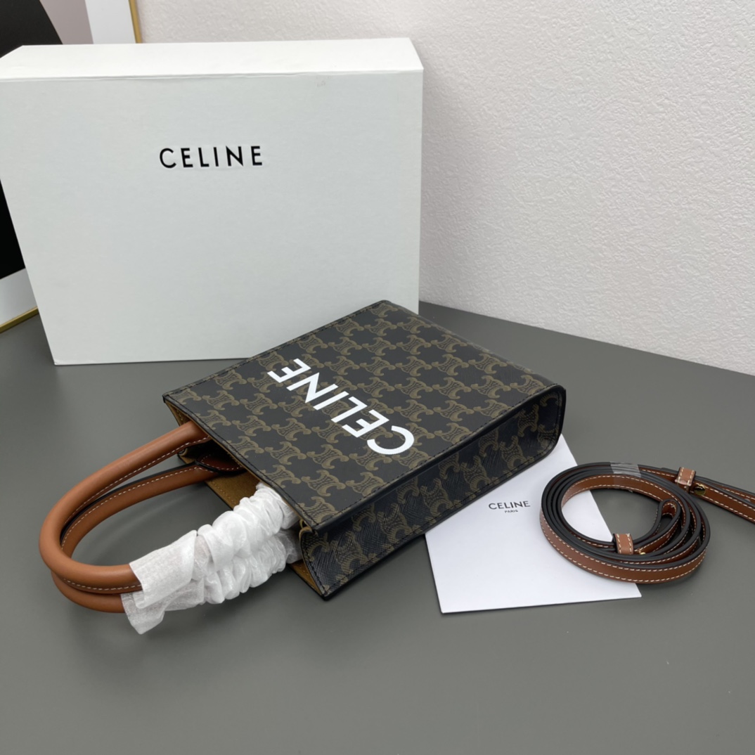 セリーヌ「Celine」ミニ バーティカル カバ セリーヌ プリント