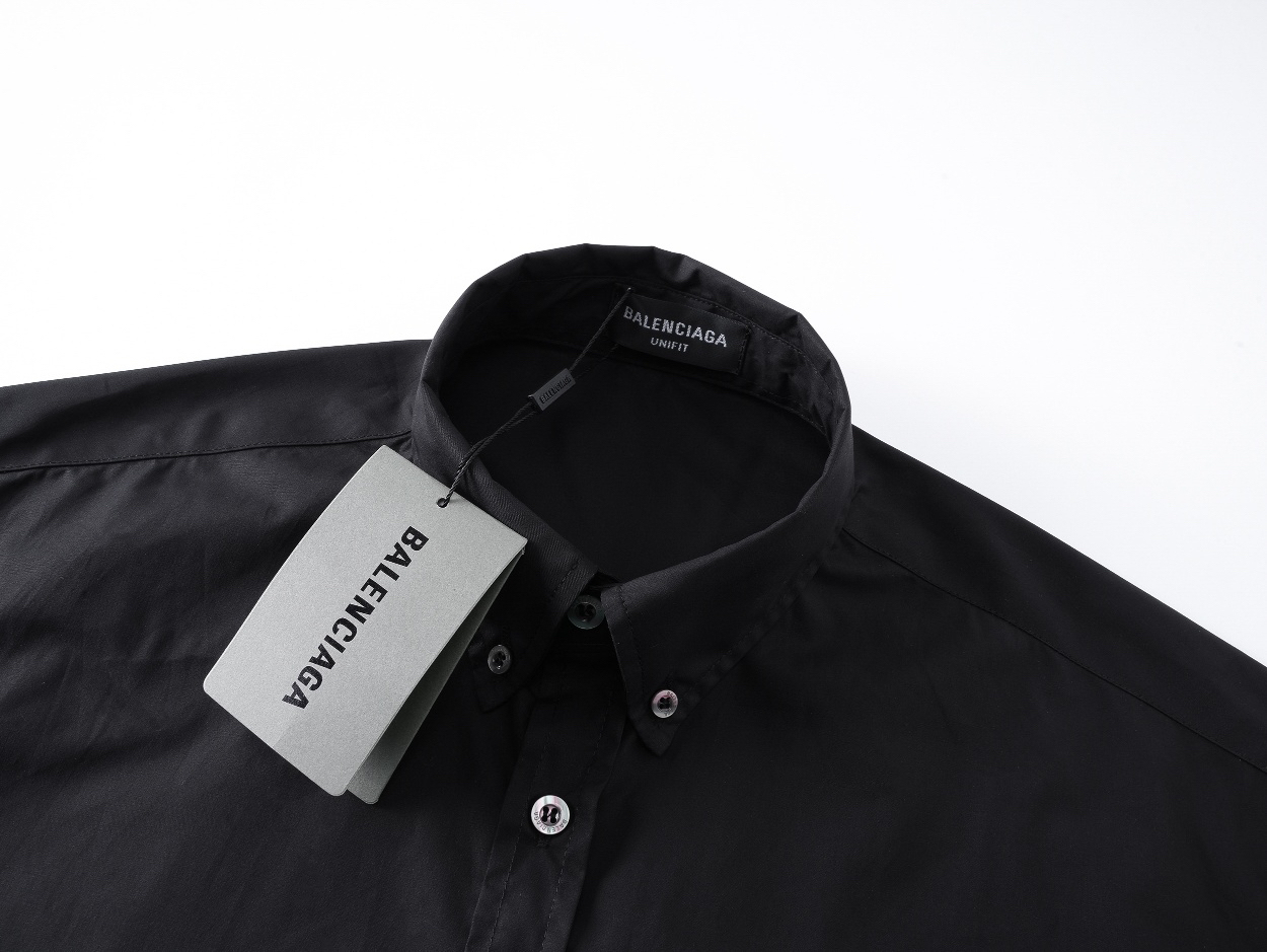 Balenciagaバレンシアガ オールオーバーロゴシャツ / ロングスリーブシャツ