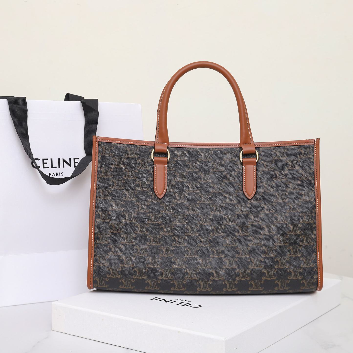 セリーヌ「Celine」CABAS TRIOMPHE モノグラム トートバッグ