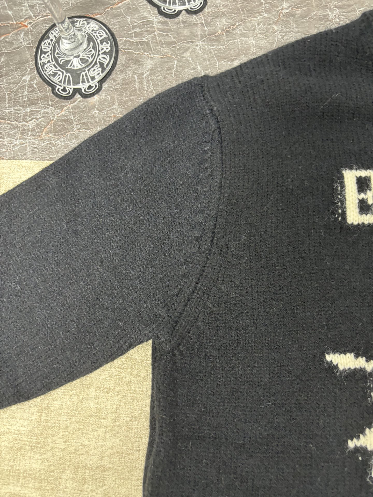 バーバリー「Burberry」バーバリー ジャカードニット プルオーバー / クルーネックセーター