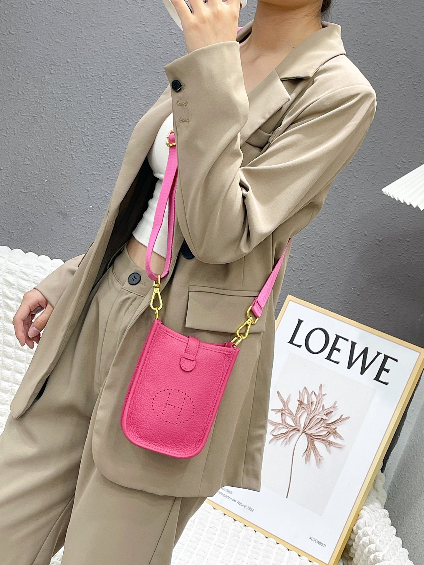 エルメス「Hermès」エブリン ミニ 12.5CM バッグ 15色「EVELYNE MINI BAG」